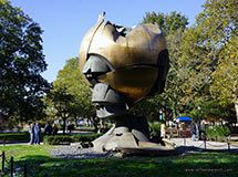 Monument in Battery Park, New York City, USA