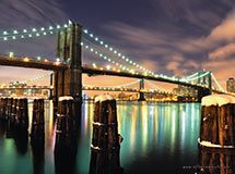 Ponte di Brooklyn, New York City, Stati Uniti d'America