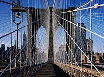 Ponte di Brooklyn, New York City, Stati Uniti d'America