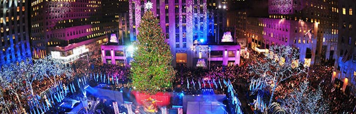 Рождественская елка в Нью-Йорке