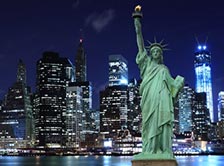 Los lugares populares en Nueva York