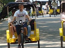 Un paseo en Taxi-Bici, Nueva York